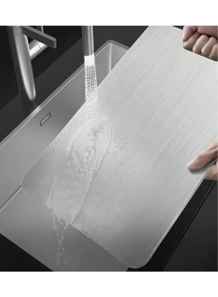 Beauenty Cutting Board Premium Double-Sided Titanium Chopping Board, Cutting Mat Titanium Heavy Duty Non-Slip For Kitchen Household Meat Vegetable Fruit (Set of 2) - Image 5