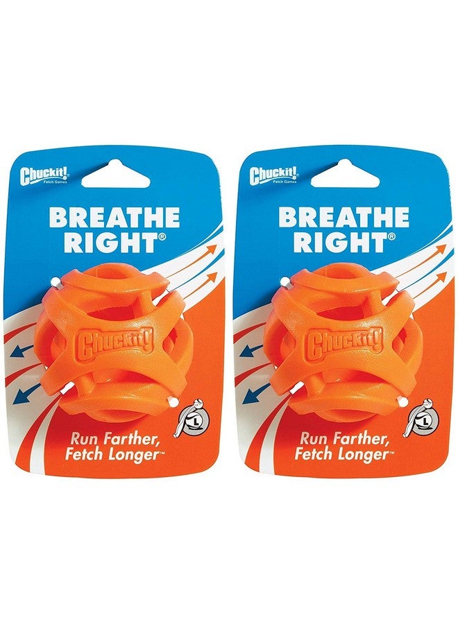 (2 Pack) Chuckit! Breathe Right Fetch Ball (Large)