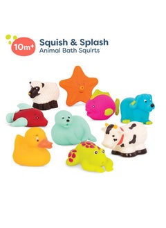 B. Toys B. toys- Animal Bath Squirts- Water Play- 9 Water Squirts - Baby Bath Toys -Tub Toys For Babies - 10 Months +  - Image 3