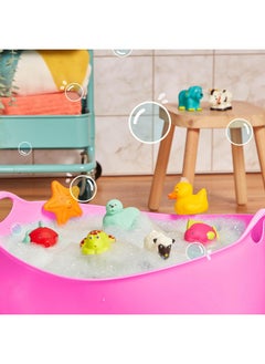 B. Toys B. toys- Animal Bath Squirts- Water Play- 9 Water Squirts - Baby Bath Toys -Tub Toys For Babies - 10 Months +  - Image 2