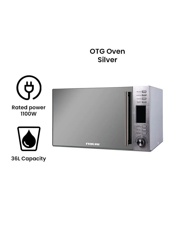 نيكاي فرن ميكروويف 30 L 900 W NMO300MDG فضي - Image 2