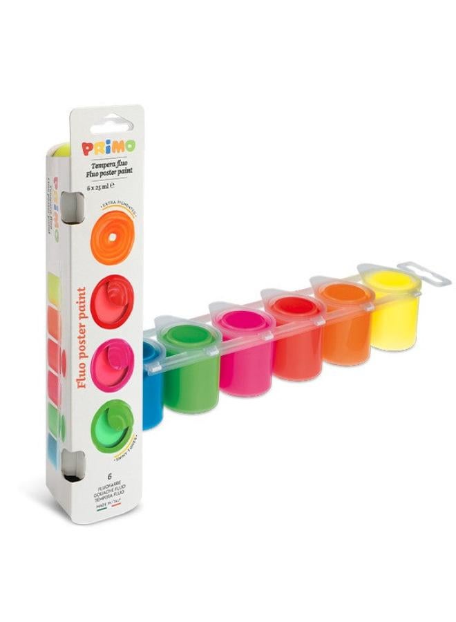 بريمو مجموعة من 6 ألوان جواش - Image 2