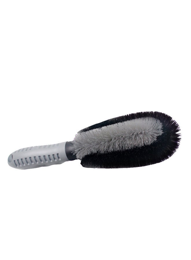 CAR Wash Wheel Hub Brush Tire Brush Cleaning Wheel Cleaning Special Soft Bristle Steel Rim Brush Combination Set Tool - Image 1