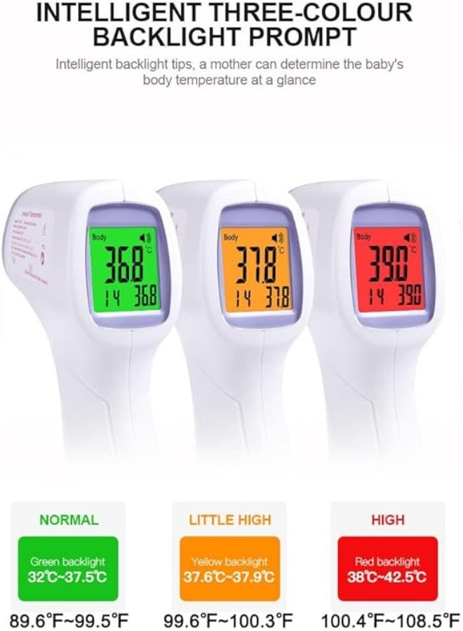 Digital Infrared Thermometer (Model CK-T1501) - Professional Non-Contact Forehead Temperature Gun - Medical-Grade Accurate Instant Readings - Image 5