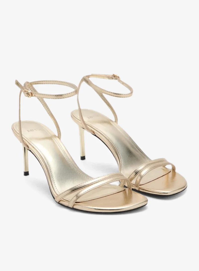 MANGO Heeled sandals with straps