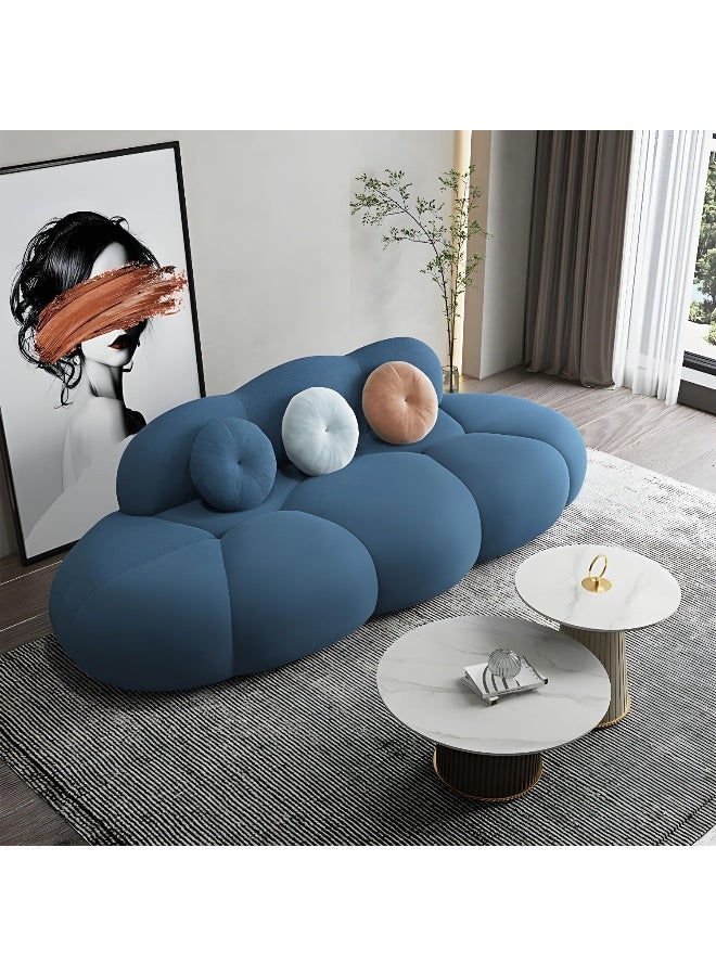 Comfynest Contemporary Armless Sofa Wool Cloud Stylish Living Room Sofa - Image 1