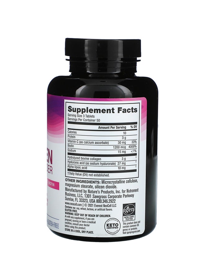 نيوسيل مستحضر تجميل بالكولاجين 3000 ملجم من 150 مضغوطة - Image 2