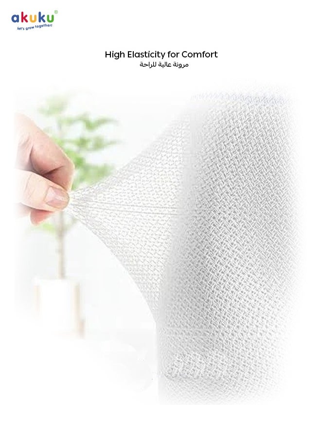 Akuku Reusable Mesh Maternity Briefs for Postpartum | Breathable & Washable Underwear for After Birth Recovery | High Waist | Size XL | Pack of 2 | Soft | Stretchable | Hygienic  - Image 3