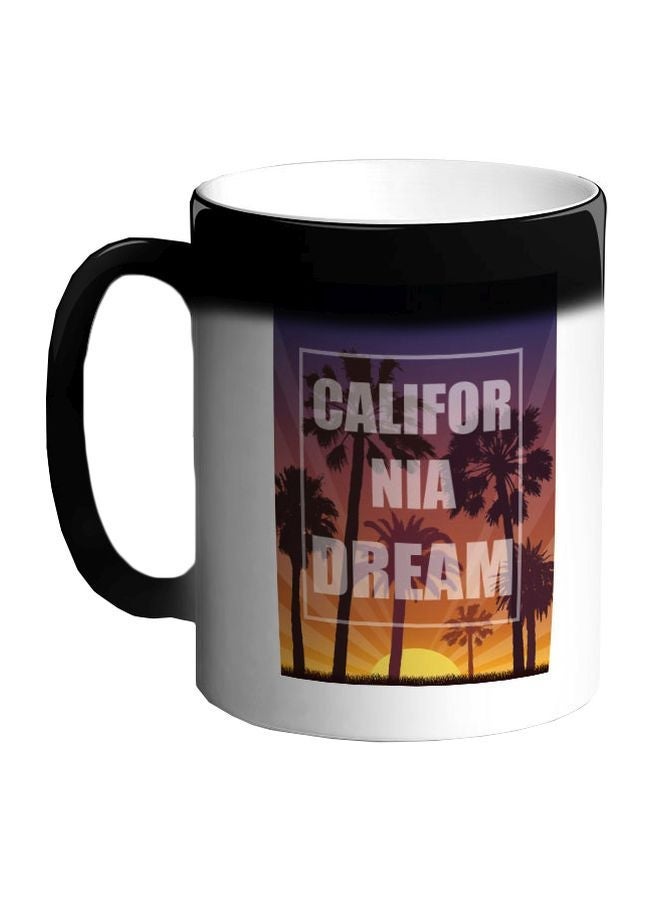 RYN California Dream Printed Colour Changing Coffee Mug Black 11ounce