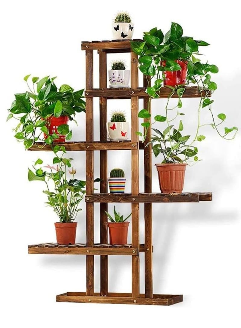 Generic FFD Indoor & Outdoor Wooden Plant Stand - Elegant Flower Display for Home Decor, Gardening, and Pot Showcase - Premium Quality Wood Rack for Flowers and Plants - Stylish Plant Stand Rack for Your Green Oasis  - Image 1