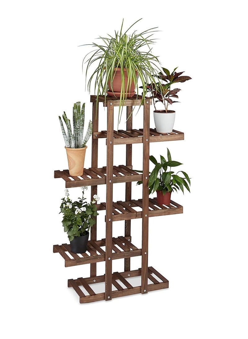 Generic FFD Indoor & Outdoor Wooden Plant Stand - Elegant Flower Display for Home Decor, Gardening, and Pot Showcase - Premium Quality Wood Rack for Flowers and Plants - Stylish Plant Stand Rack for Your Green Oasis  - Image 5
