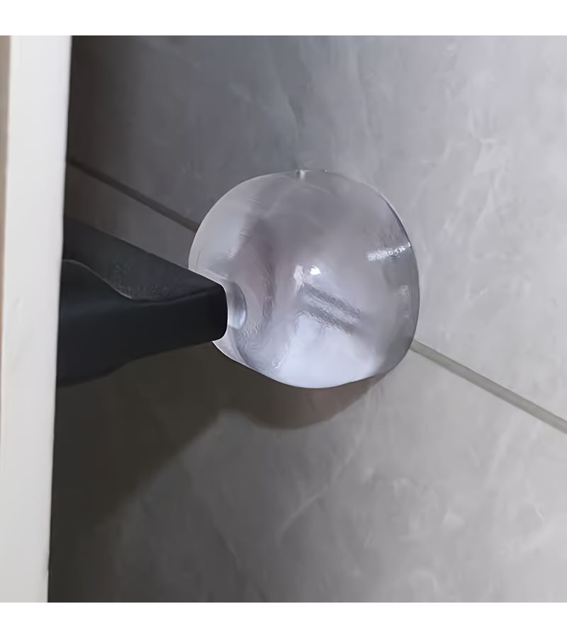 1.18 Inch Thick Silicone Door Bumper No Drill Wall Protector Hard Floor Wood Tile - Image 5