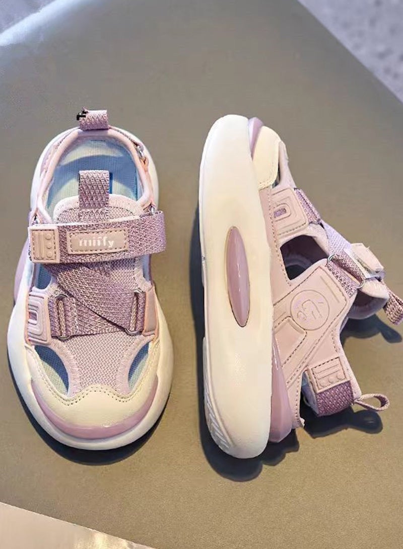 إي تي جي صنادل رياضية مغلقة الأصابع للأطفال - أحذية صيفية مريحة وقابلة للتنفس ومضادة للانزلاق للأولاد والبنات مع إغلاق فيلكرو وحماية لأصابع القدم - Image 4