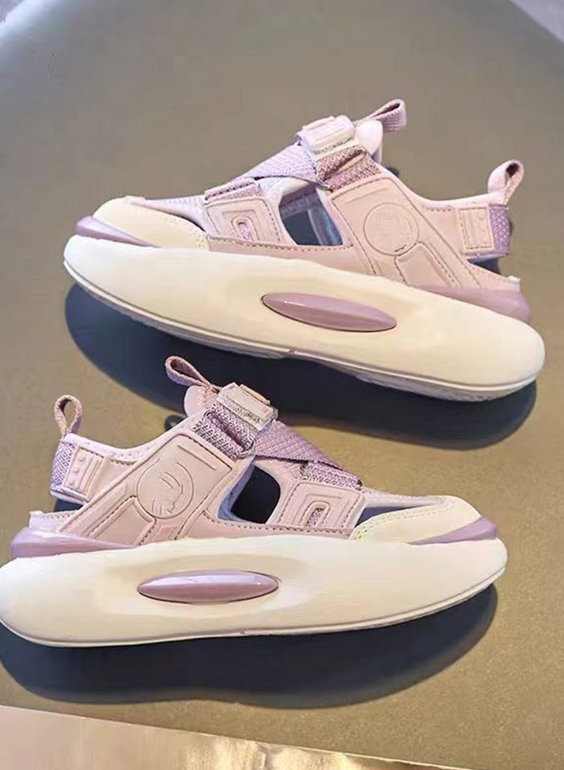 إي تي جي صنادل رياضية مغلقة الأصابع للأطفال - أحذية صيفية مريحة وقابلة للتنفس ومضادة للانزلاق للأولاد والبنات مع إغلاق فيلكرو وحماية لأصابع القدم - Image 3