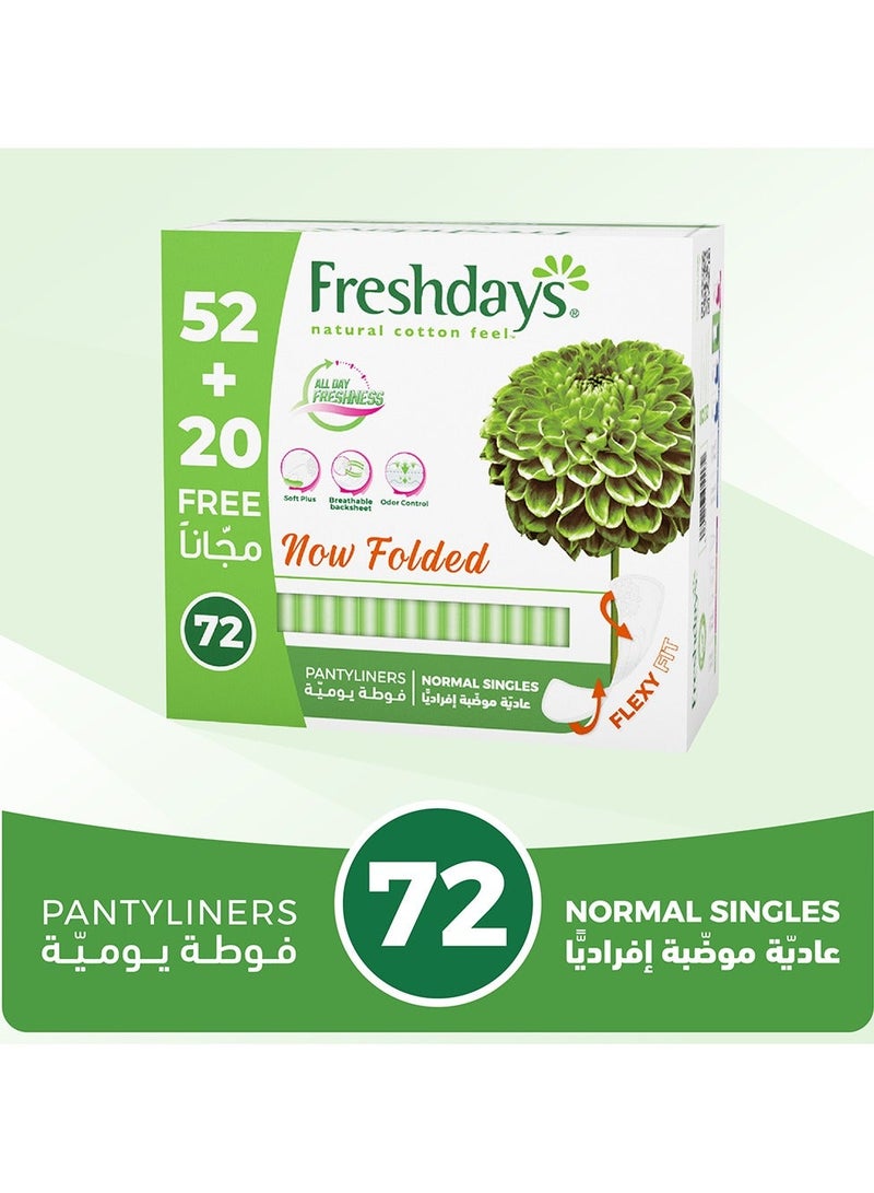 Freshdays بطانات يومية عادية مطوية - Image 3