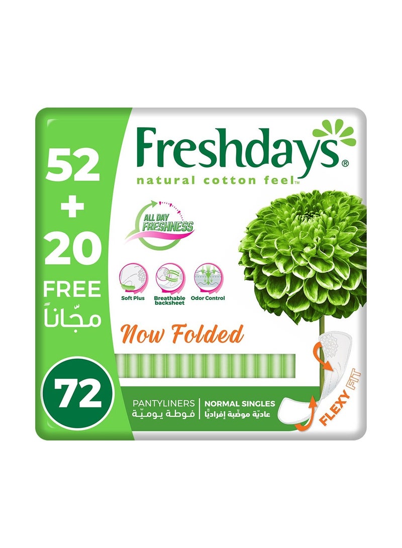 Freshdays بطانات يومية عادية مطوية - Image 1