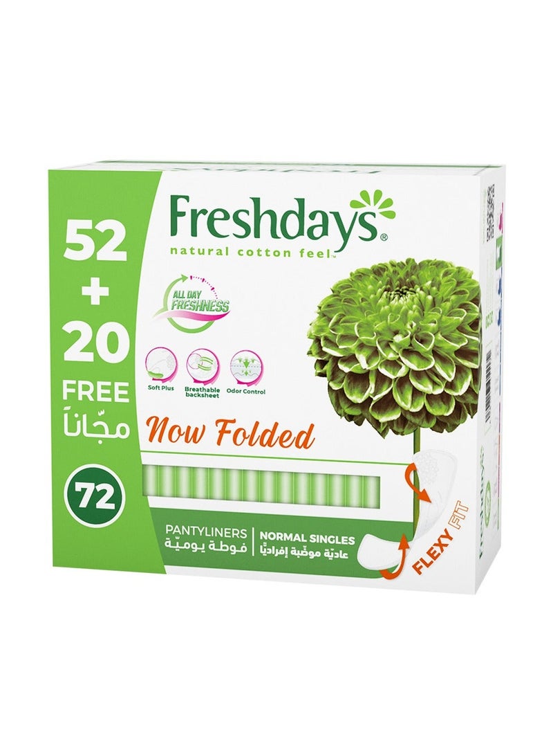 Freshdays بطانات يومية عادية مطوية - Image 2