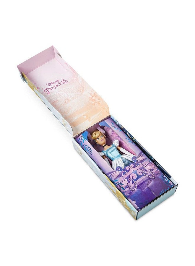 ديزني ستور دمية أميرة ديزني الكلاسيكية الرسمية (سندريلا) من متجر ديزني، 11 بوصة، تتضمن فرشاة بتفاصيل مصبوبة، لعبة قابلة للتعديل بالكامل بزي كلاسيكي - ألعاب أميرات ديزني للبنات - Image 3