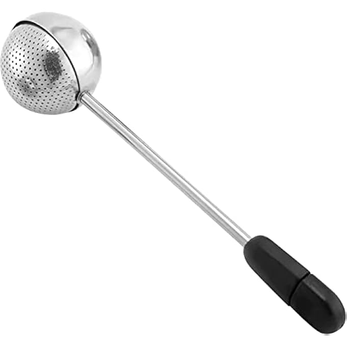 MAKINGTEC Twisting Stainless Steel Tea Infuser Tea Steeper Tea Infusers Loose Tea Infuser With Long Handle Tea Filter Steel Tea Ball Loose Leaf Tea Steeper For Loose Leaf Tea Brewing MessFree Brewing - Image 1