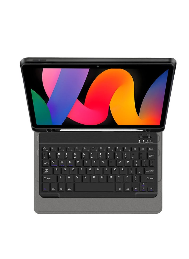 Generic - For Redmi Redmi pad SE 11-inch Bluetooth Keyboard Case, Magnetic Detachable Bluetooth Keyboard with Pen Slot TPU Soft Case - Image 1
