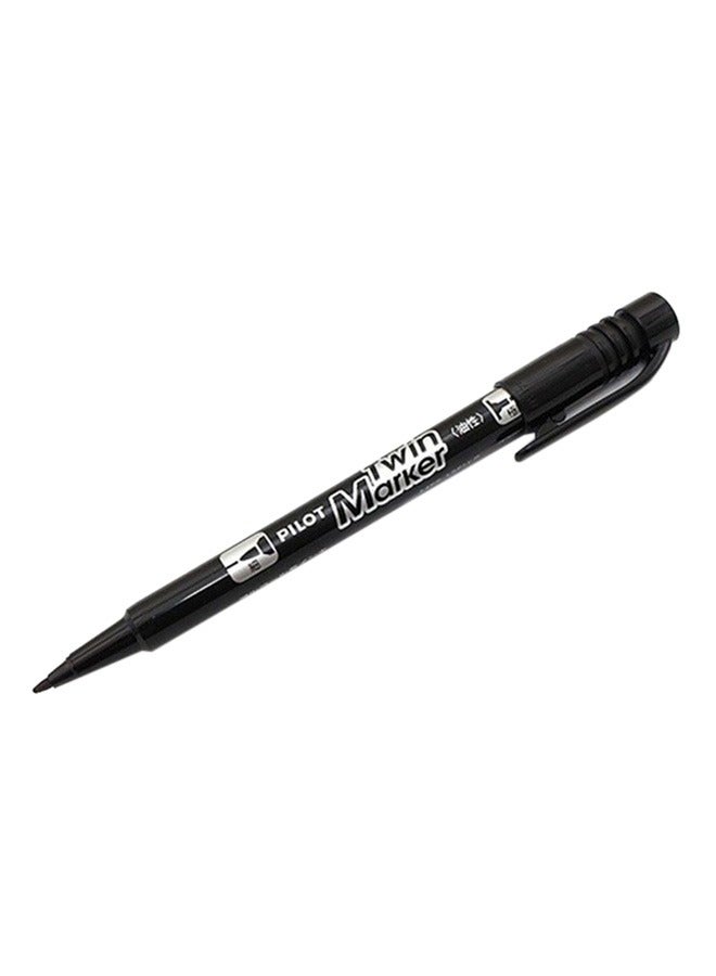JOJO 3-Piece Fine Tip Twin Marker Pen Black - Image 2
