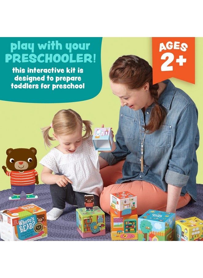 Peaceable Kingdom Where's Bear? The Hide and Find Stacking Block Game for 2 Year Olds - Image 2