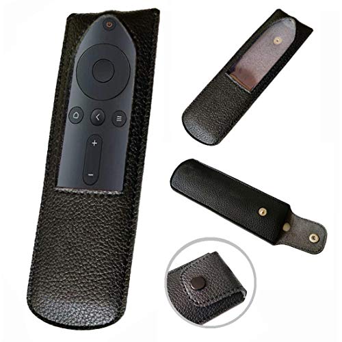Zaoma Protective Case for Mi Led TV Smart TV 4A Remote Control (32" / 43" / 55") - Premium PU Leather Cover Holder, Black - Image 1