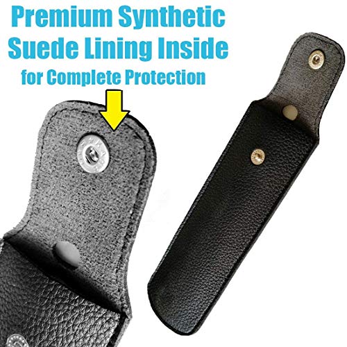 Zaoma Protective Case for Mi Led TV Smart TV 4A Remote Control (32" / 43" / 55") - Premium PU Leather Cover Holder, Black - Image 5