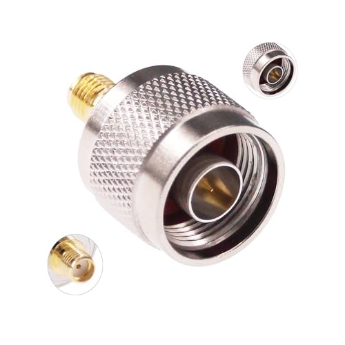 RFaha 2pcs N Male to SMA Female RF Coax Adapter N to SMA Coaxial Connector(F41-2) - Image 5