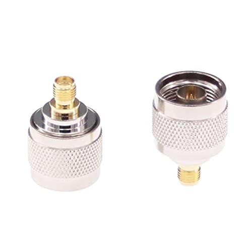 RFaha 2pcs N Male to SMA Female RF Coax Adapter N to SMA Coaxial Connector(F41-2) - Image 1