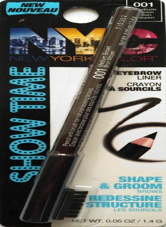 NYC Show Time Eyebrow Liner - 01 Medium Brown - Image 1