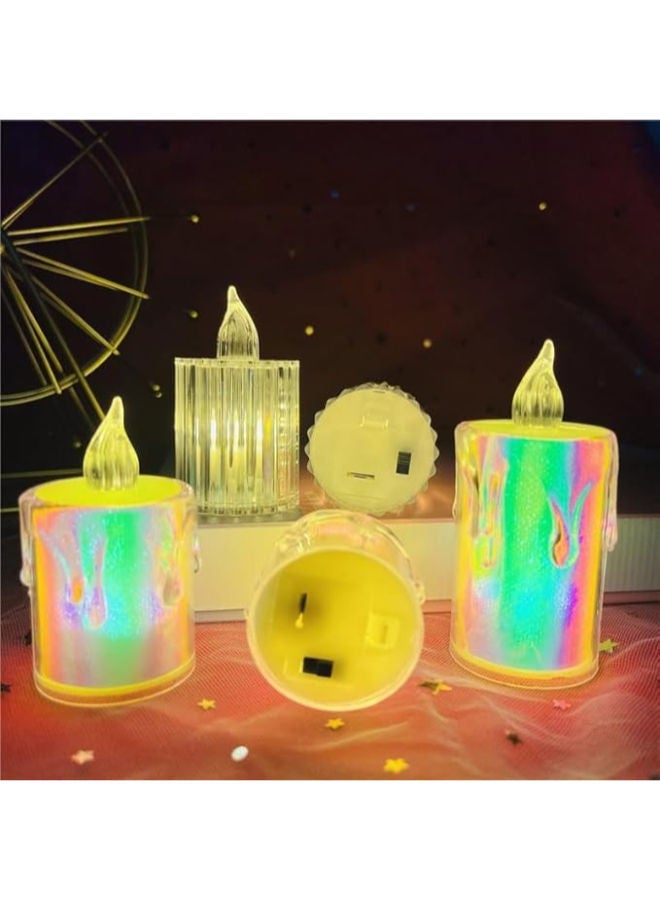 4 pieces - LED Flameless Candles Lamp - Image 1