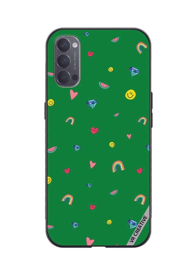 VR CREATIVE Protective Case Cover For Oppo Reno4 Pro 5G Design Multicolour - Image 1