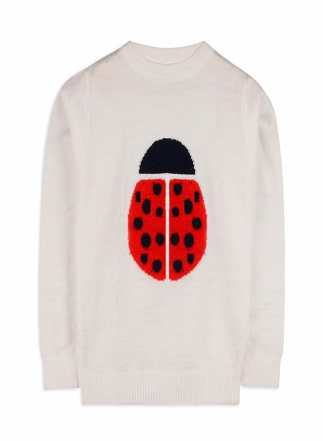 Cherry Crumble Unisex'sSynthetic Round Neck Knitwear (Ws-Swtr-2162_White_10Y) - Image 1