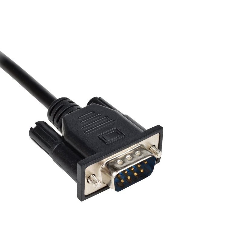 LFHUKEJI RJ45 إلى RS232، DB9 9-دبوس منفذ تسلسلي ذكر إلى RJ45 أنثى كات 5 إيثرنت LAN وحدة تحكم 3.3 قدم - Image 4