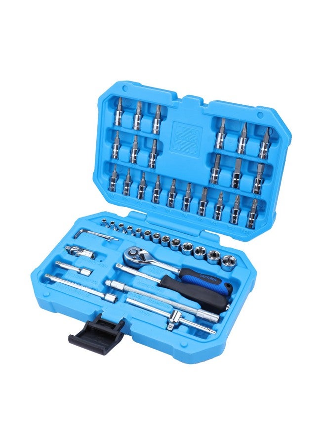 Taparia SA46 Steel Socket Set (Blue, 46-Pieces)