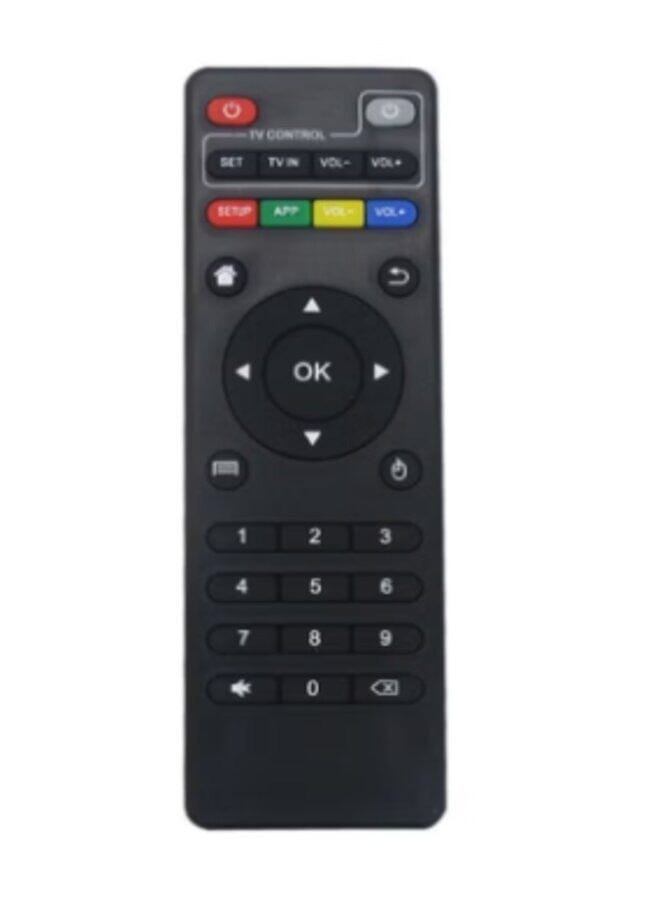 زبون بديل جهاز التحكم عن بعد بالأشعة تحت الحمراء لصندوق التلفزيون أندرويد H96 Max V88 Mxq Tx6 T95X T95Z Plus Tx3 X96 Mini Black - Image 2