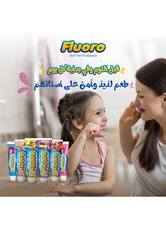 Fluoro Watermelon Flavor Toothpaste 50G - Image 4