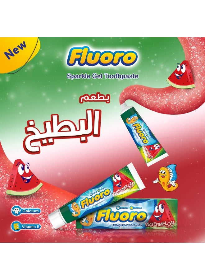 Fluoro Watermelon Flavor Toothpaste 50G - Image 5