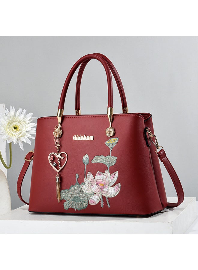 Dezia Large Capacity Women's Bag Handbag Fashion Casual Shoulder Crossbody Bag All-match Simple Lightweight Mother Bag - Image 1