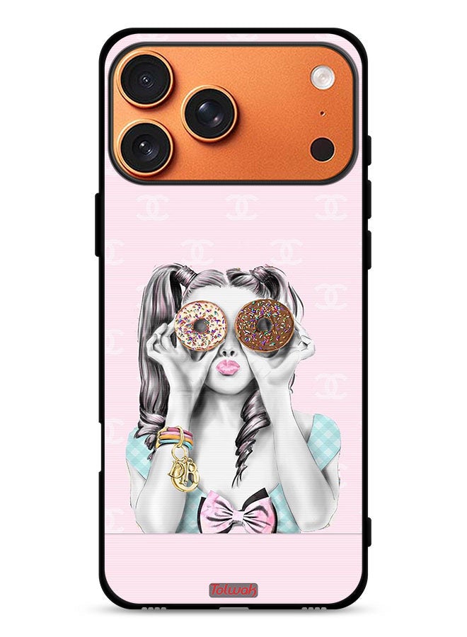 Tolwak Apple iPhone 17 Pro Max Protective Case Cover Holding Two Donuts - Image 1