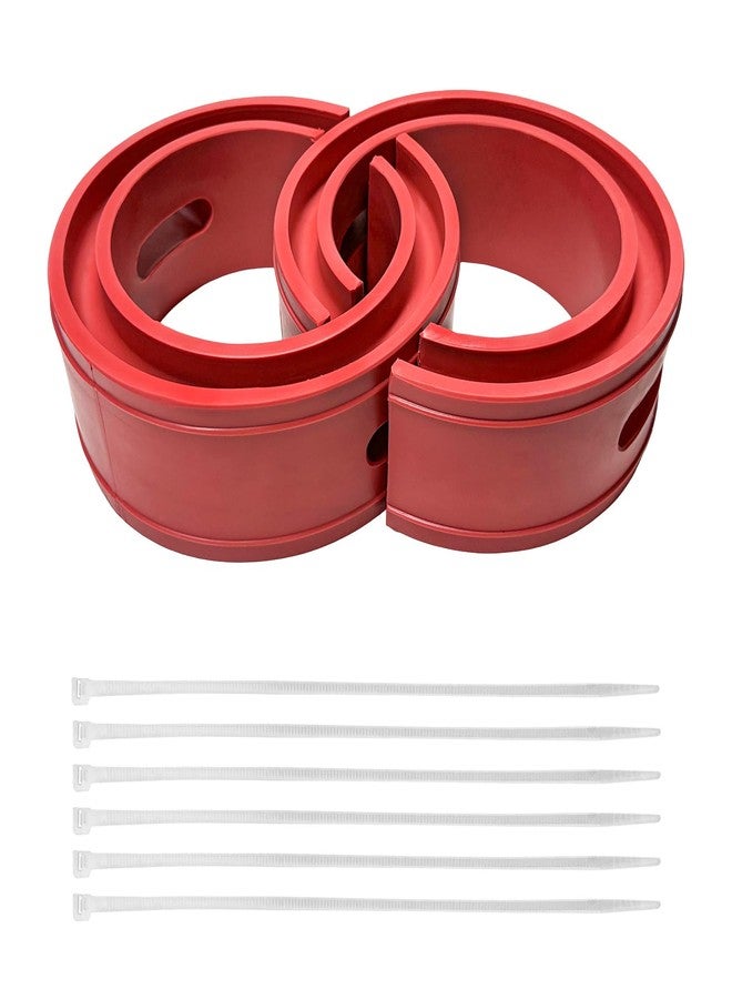 MTRPS 2 PCS Rubber Coil Spring Spacer for Car, Heavy-Duty Front Rear Spacer Booster for 1.45"-1.65" Springs Spacing, Universal Coil Springs Lift Spacers for Enhancing Spring Rate - Image 1