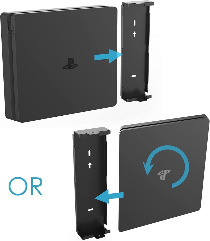 حامل حائط لجهاز PS4 Slim، يُثبت على الحائط أو تحت المكتب، معدن صلب... - Image 3