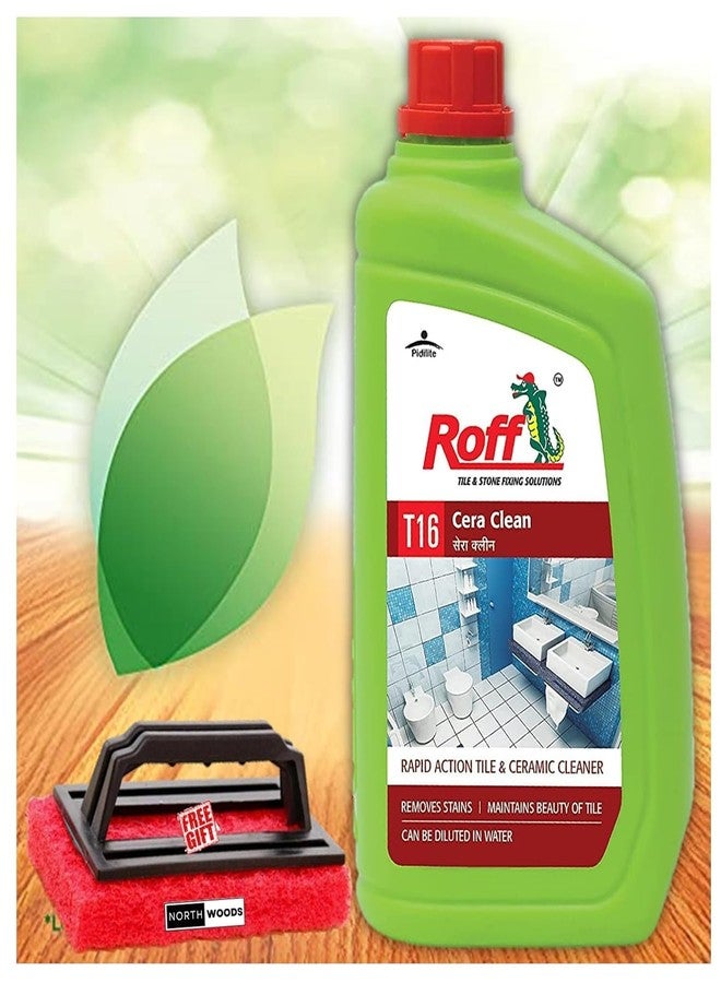 Roff Cera Tile Cleaner, Floor Tile and Ceramic Cleaner, Concentrated Liquid for Tough Stains,Multi-surface Floor and Tile Cleaner 500 ml-(Roff 32628) - Image 1