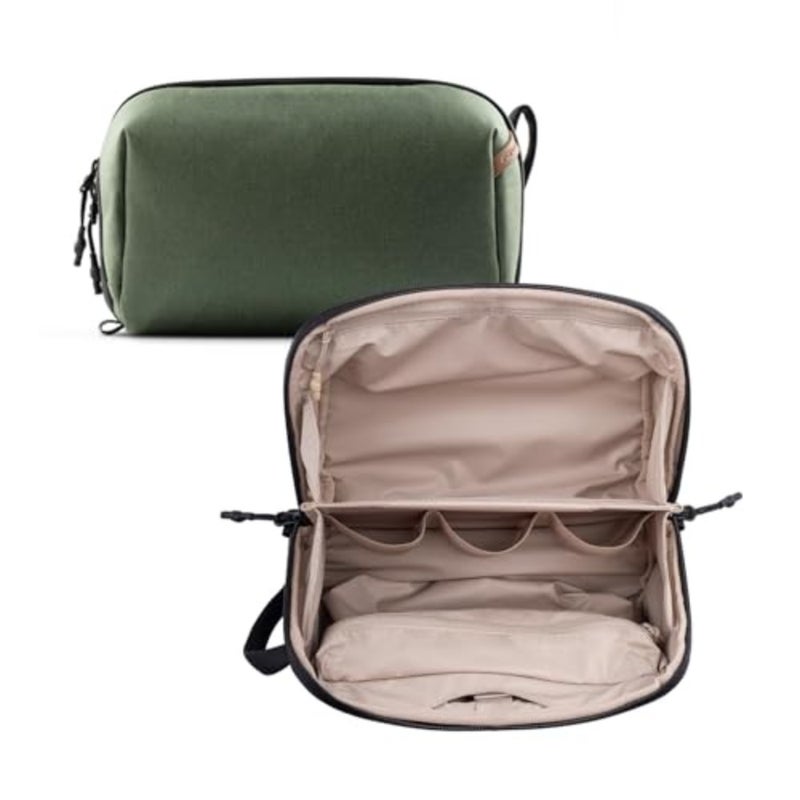 Travel Toiletry Bag for Men Women, Hanging Compact Pouch, Waterproof Dopp Kit for Traveling, Shaving Bag Makeup Bags Cosmetic Organizer for Toiletries - Image 1