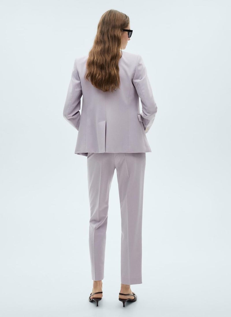 MANGO - Tailored Fitted Suit Blazer - Image 1