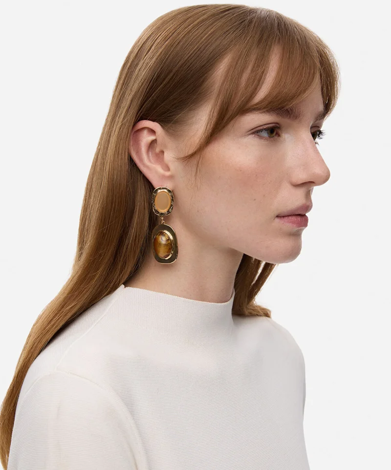ابيكول Dangling Resin Earrings
