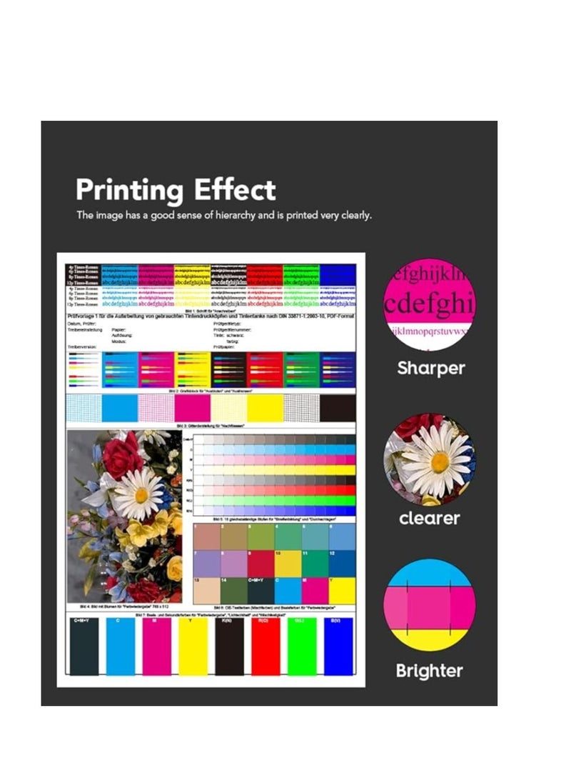 101 Ink set Compatible for Epson for EcoTank 4-Pack Black Cyan Magenta Yellow for L4150 L4160 L6160 L6170 L6176 L6190 L14150 Printer