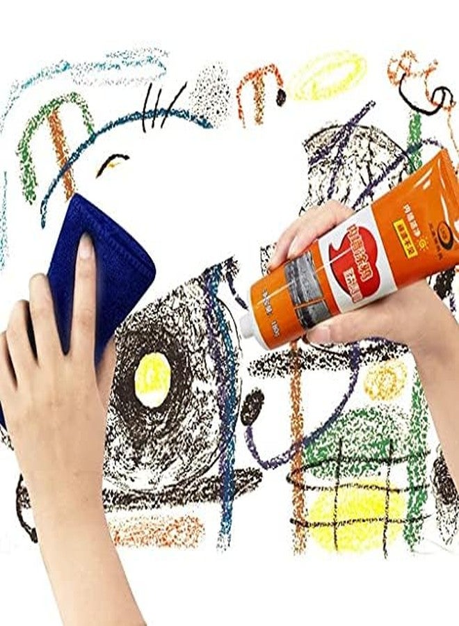 JD PRO Multifunctional Wall Stain Remover Cream Effective Scratch & Stain Cleaner for Walls, Paint, Tiles, & More Safe, Non-Toxic & Easy to Use Kids Drawing Removing cream - Image 2