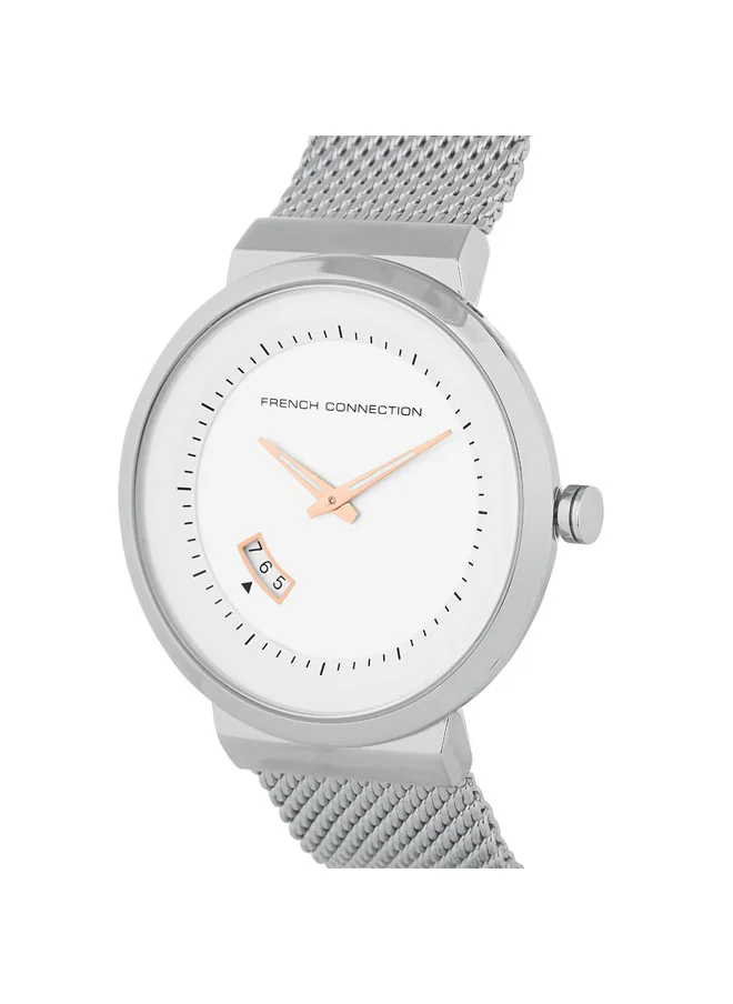 فرنش كونكشن French Connection  Analog Silver Dial Men's Watch